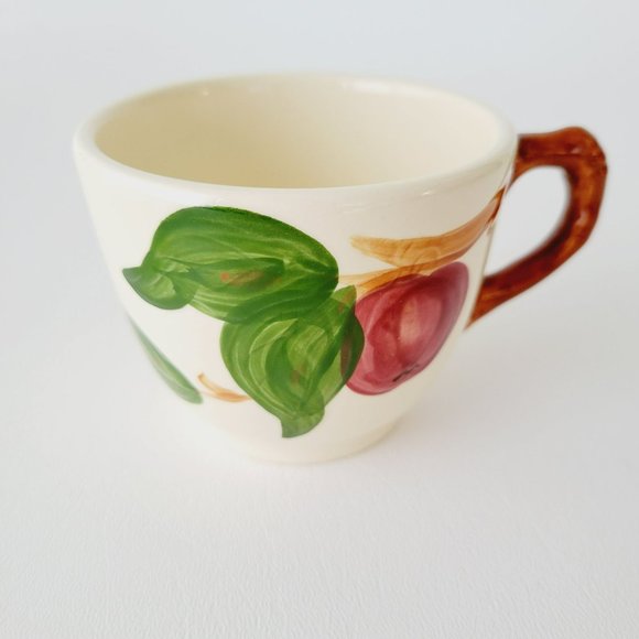 Vintage Franciscan Apple Teapot NO LID, Teacup & Saucer c1953-58 USA Fruit Decor - Picture 5 of 15